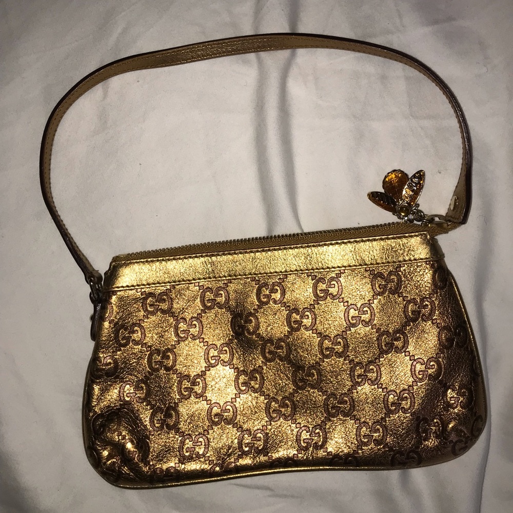 Gucci metallic mini bag